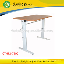 CTHT-7500 Height Adjustable Folding School Desk by Manual Rocker For Students